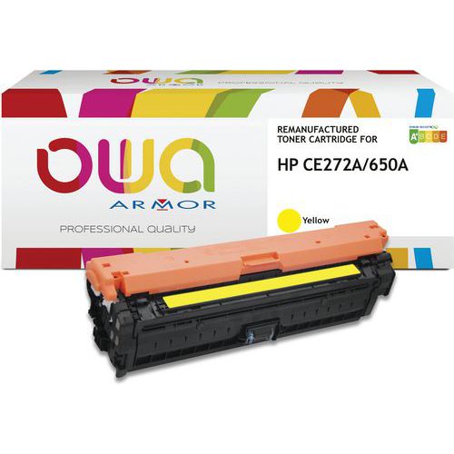 Toner refurbished HP CE272A - OWA Toner refurbished HP CE272A - OWA