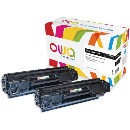 Toner refurbished HP CE278A - CANON 726 - OWA Toner refurbished HP CE278A - CANON 726 - OWA