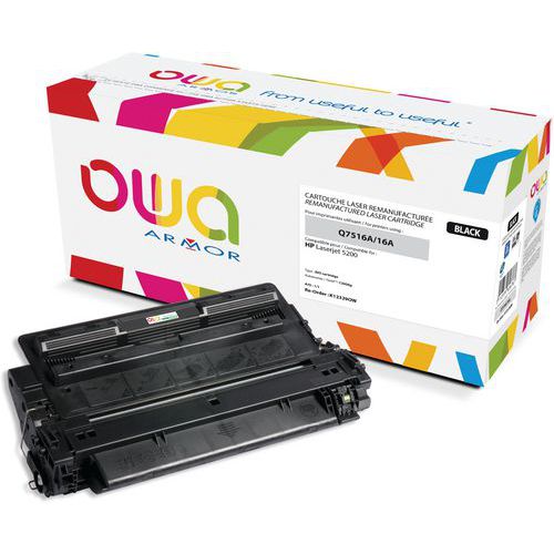 Toner refurbished HP Q7516A - OWA Toner refurbished HP Q7516A - OWA