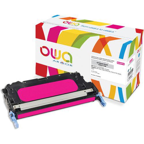 Toner remanufacturé HP Q7583A - CANON 711M - OWA Toner remanufacturé HP Q7583A - CANON 711M - OWA