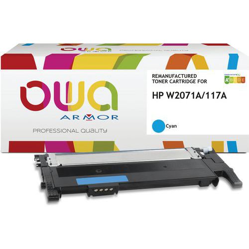 Toner remanufacturé HP W2071A - OWA Toner remanufacturé HP W2071A - OWA
