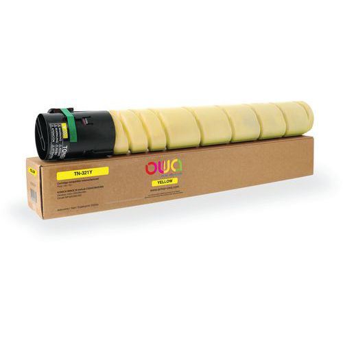Toner refurbished KONICA MINOLTA TN-321 Y - OWA Toner refurbished KONICA MINOLTA TN-321 Y - OWA