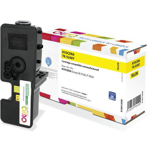 Toner refurbished KYOCERA TK-5240 Y - OWA Toner refurbished KYOCERA TK-5240 Y - OWA