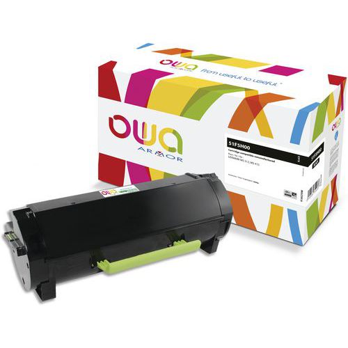 Toner remanufacturé LEXMARK 51F5H00 - OWA Toner remanufacturé LEXMARK 51F5H00 - OWA