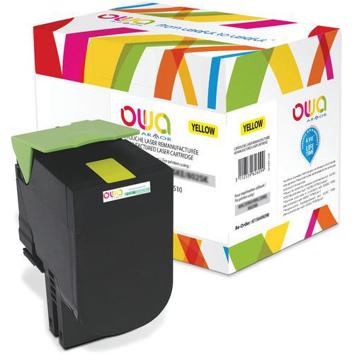 Toner refurbished LEXMARK 70C2HYE - 70C2HY0 - OWA Toner refurbished LEXMARK 70C2HYE - 70C2HY0 - OWA