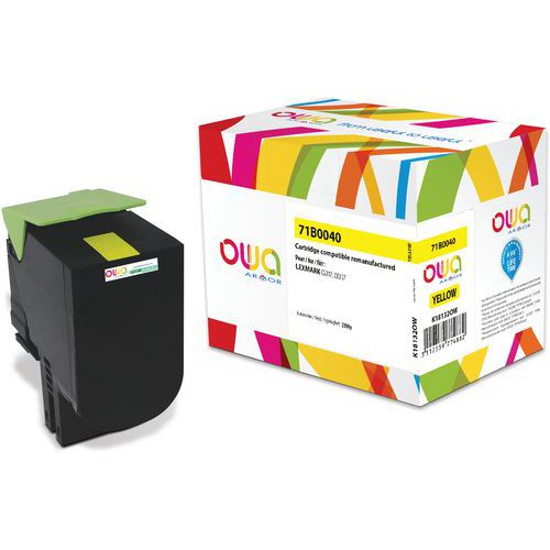 Toner refurbished LEXMARK 71B0040 - OWA Toner refurbished LEXMARK 71B0040 - OWA