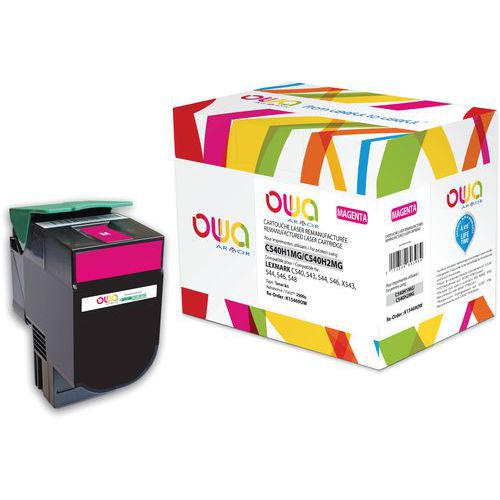 Toner refurbished LEXMARK C540H1MG - C540H2MG - OWA Toner refurbished LEXMARK C540H1MG - C540H2MG - OWA