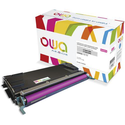 Toner refurbished LEXMARK C746A2MG - C746A1MG - OWA Toner refurbished LEXMARK C746A2MG - C746A1MG - OWA