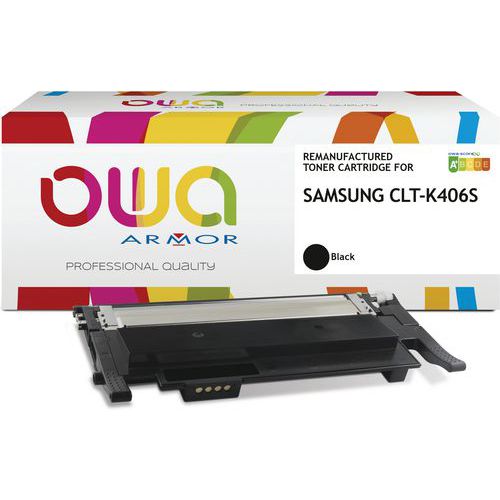 Toner refurbished SAMSUNG CLT-K406S/ELS - OWA Toner refurbished SAMSUNG CLT-K406S/ELS - OWA