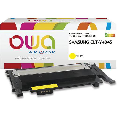 Toner refurbished SAMSUNG CLT-Y404S/ELS - OWA Toner refurbished SAMSUNG CLT-Y404S/ELS - OWA