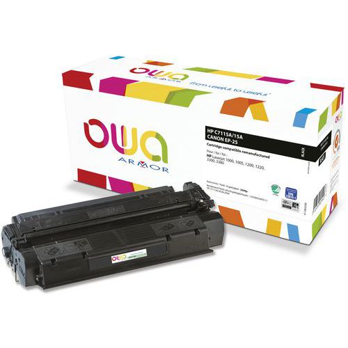 Toner refurbished CANON EP-25 - HP C7115A - OWA Toner refurbished CANON EP-25 - HP C7115A - OWA