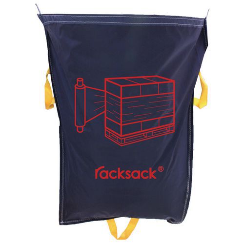 Sorteerzak voor stelling Racksack, Totale inhoud: 160 L, Kleur: Blauw, Hoogte: 100 cm, Materiaal: Polyester