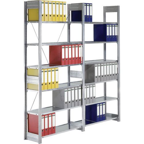 Kit de 2 rayonnages archives spécial classeurs - Bito Kit de 2 rayonnages archives spécial classeurs - Bito