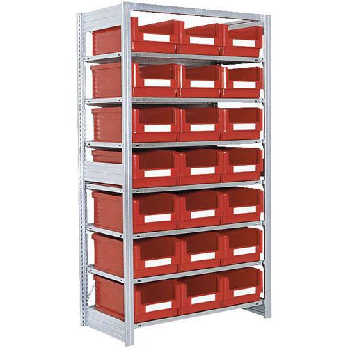 Bakkenstelling, Max. belasting per legbord: 85 kg, Totale hoogte: 153 mm, Totale diepte: 404 mm