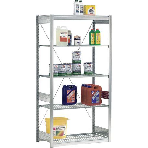 Rayonnage automontables avec panneaux grillagés - Bito Rayonnage automontables avec panneaux grillagés - Bito