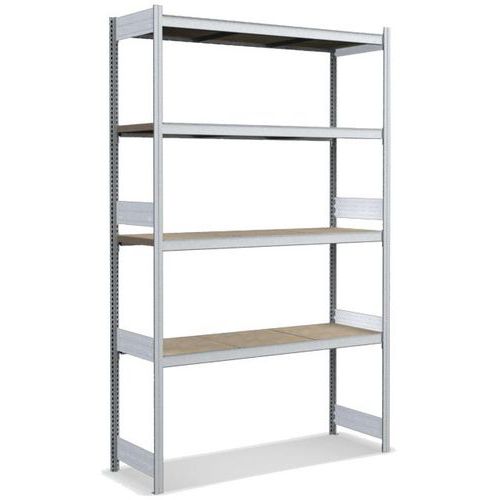 Grootvakstelling met legbord van houtvezelplaat DxH 524x2500 mm Grootvakstelling met legbord van houtvezelplaat DxH 524x2500 mm
