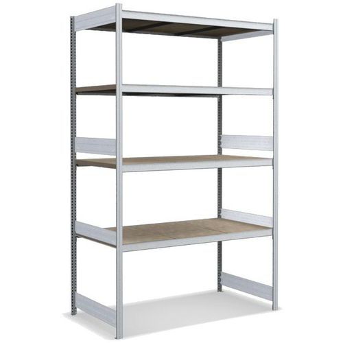 Grootvakstelling met legbord van houtvezelplaat DxH 824x2500 mm Grootvakstelling met legbord van houtvezelplaat DxH 824x2500 mm