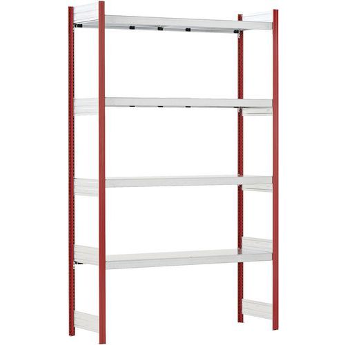 Grootvakstelling met stalen legbord - DxH 624x2000 mm - Bito Grootvakstelling met stalen legbord - DxH 624x2000 mm - Bito