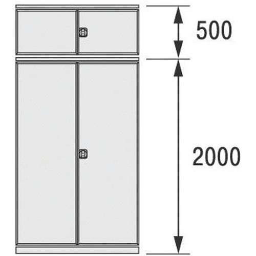 Portes à deux battants - largeur 1000 mm - Bito Portes à deux battants - largeur 1000 mm - Bito