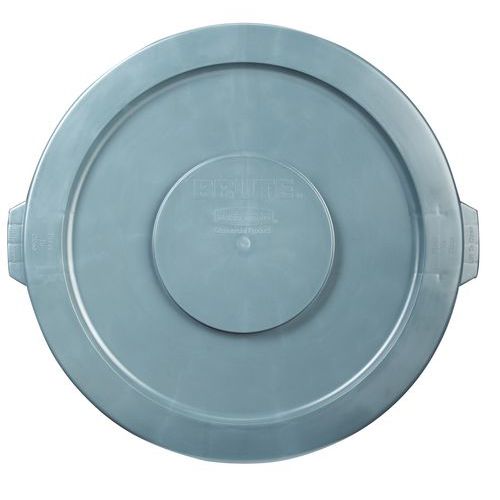 Plat deksel voor ronde container Brute 38 l. - Rubbermaid