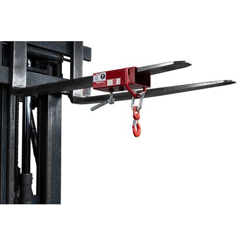 Fourreau d'accrochage simple pour pince à fût - Force 600 kg Fourreau d'accrochage simple pour pince à fût - Force 600 kg