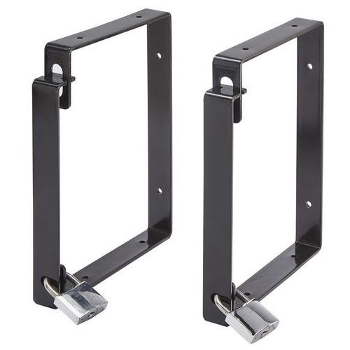 Antidiefstalhaak voor ladder - set van 2 - Mottez Antidiefstalhaak voor ladder - set van 2 - Mottez