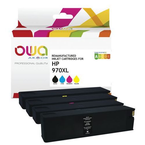 Inkjetcartridge refurbished HP 970XL/971XL - OWA Inkjetcartridge refurbished HP 970XL/971XL - OWA