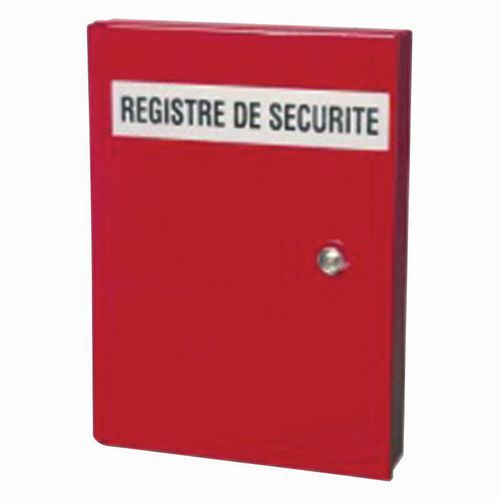 Coffret pour registre de sécurité Coffret pour registre de sécurité
