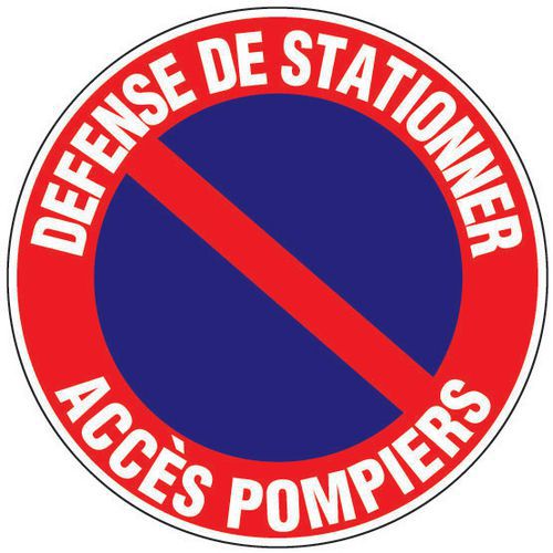 Panneau d'interdiction - Stationnement interdit - Rigide 