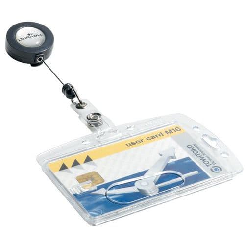 Porte-badge pour carte magnétique - Avec clip