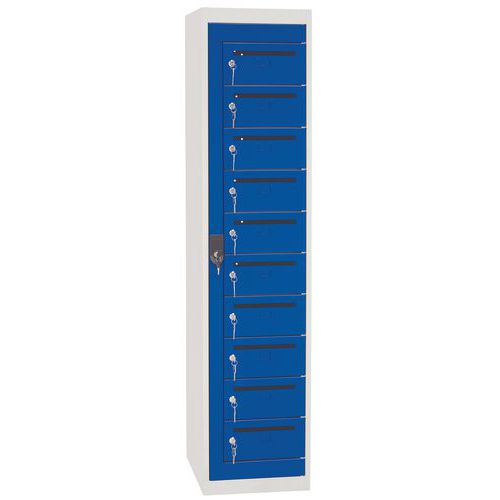 Armoire courrier 10 cases sur socle - largeur 400 mm - Manutan Expert Armoire courrier 10 cases sur socle - largeur 400 mm - Manutan Expert