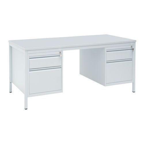 Recht bureau met ladeblok Base-Line Recht bureau met ladeblok Base-Line