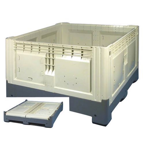 Stapelbare en opklapbare palletkist Plibox - 565 & 720 l Stapelbare en opklapbare palletkist Plibox - 565 & 720 l