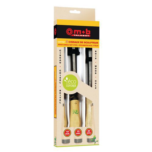 Set van 3 houtbeitels voor houtbewerker Set van 3 houtbeitels voor houtbewerker
