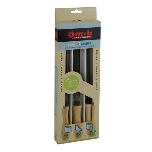 Jeu de 3 limes bois Jeu de 3 limes bois