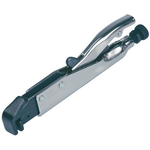 Pince étau axiale pour pièces superposées Pince étau axiale pour pièces superposées