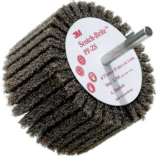 Ponceuse brosses métalliques pneumatique diam 80 mm - 8.000 tr/min