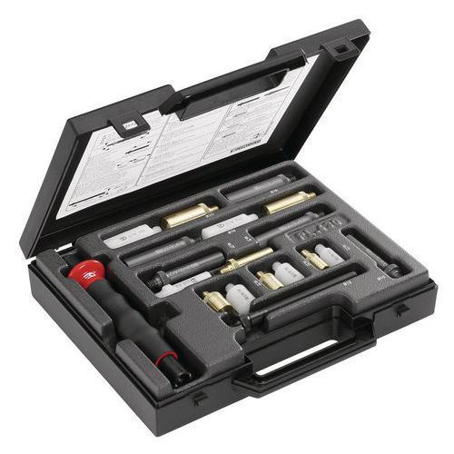 Set van drevels - 3 materialen: Messing-Polyamide-Aluminium Set van drevels - 3 materialen: Messing-Polyamide-Aluminium
