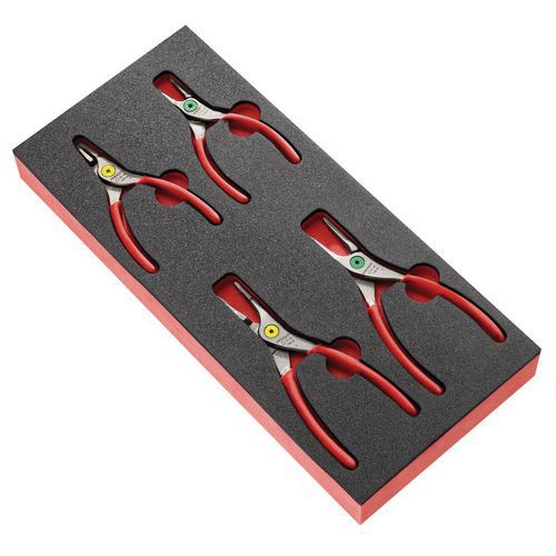 Module mousse 4 pinces pour Circlips® Module mousse 4 pinces pour Circlips®