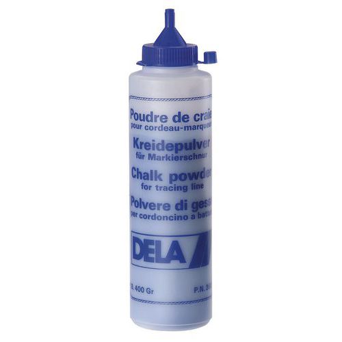 Blauw talkpoeder