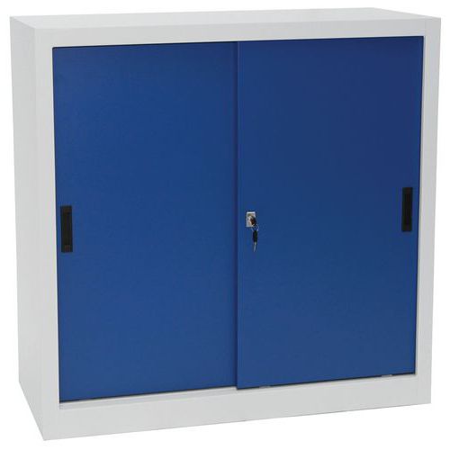 Armoires basses à portes coulissantes CH - Largeur 100 cm - Manutan Expert Armoires basses à portes coulissantes CH - Largeur 100 cm - Manutan Expert