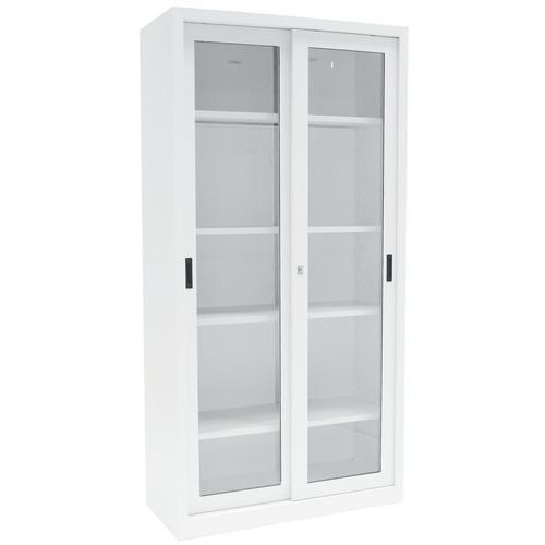 Armoire haute monobloc à vitrine - Largeur 1000 mm - Manutan Expert Armoire haute monobloc à vitrine - Largeur 1000 mm - Manutan Expert