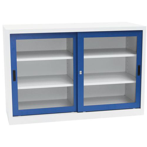 Armoire basse portes coulissantes CH - L150 cm - Manutan Expert Armoire basse portes coulissantes CH - L150 cm - Manutan Expert