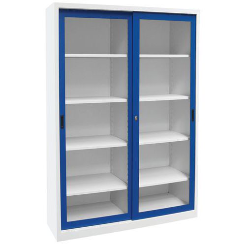 Armoire haute portes coulissantes CH - Transparente - Manutan Expert Armoire haute portes coulissantes CH - Transparente - Manutan Expert