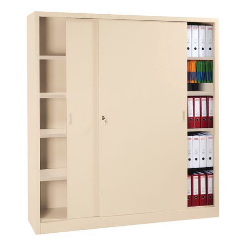 Armoire à monter avec portes coulissantes Haute Largeur 160 cm