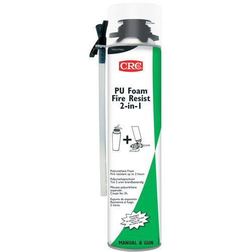 Mousse PU coupe feu 2 en 1- Manuelle et pistolable - CRC Mousse PU coupe feu 2 en 1- Manuelle et pistolable - CRC