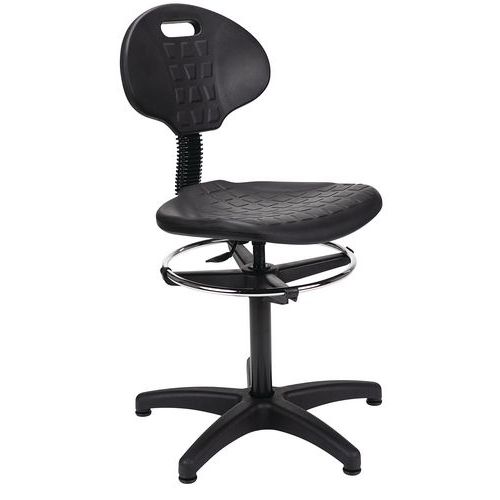Ergonomische werkplaatsstoel - Hoog - Manutan Expert Ergonomische werkplaatsstoel - Hoog - Manutan Expert