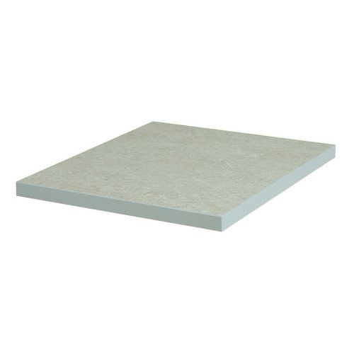 Werkblad Cubio 525 mm (B) x 525 mm (D) linoleum - BOTT Werkblad Cubio 525 mm (B) x 525 mm (D) linoleum - BOTT