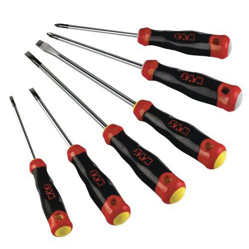 Set van 6 schroevendraaiers, standaard en Phillips Set van 6 schroevendraaiers, standaard en Phillips