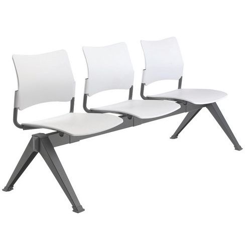 Bank op frame, 3 plaatsen Urban Bank op frame, 3 plaatsen Urban
